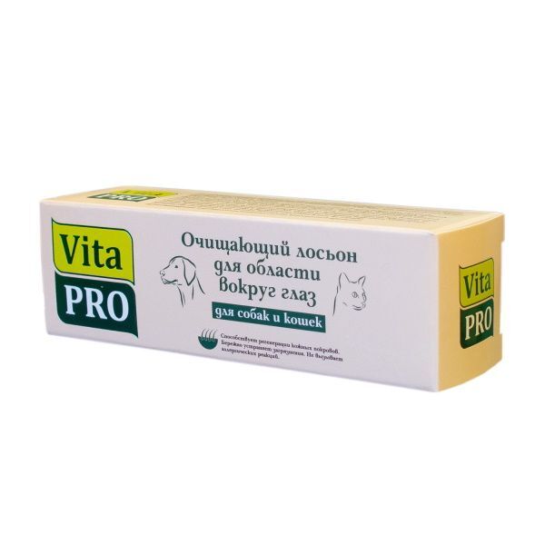 Vita Pro 30 мл лосьон для глаз для кошек и собак очищающий 1х35