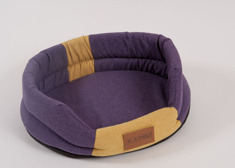 KATSU ANIMAL 88х72 см лежак для животных фиолетово-песочный