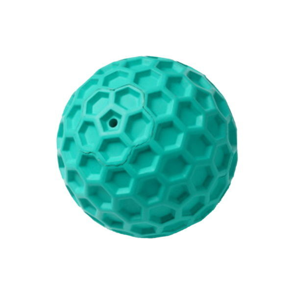 HOMEPET SILVER SERIES Ф 8 см игрушка для собак мяч для чистки зубов бирюзовый каучук