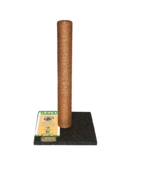 HOMECAT 29,5х29,5х50 см когтеточка-столбик для кошек ковролин джут