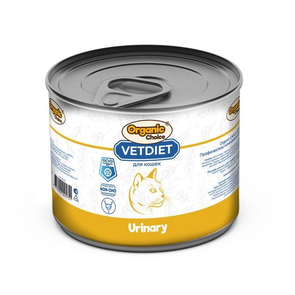 Organic Сhoice VET Urinary 240 г для кошек профилактика МКБ 1х12